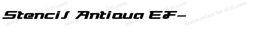 Stencil Antiqua EF字体转换